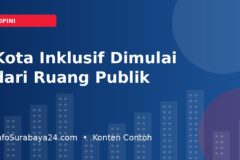 Kota Inklusif Dimulai dari Ruang Publik yang Bisa Digunakan Semua Orang