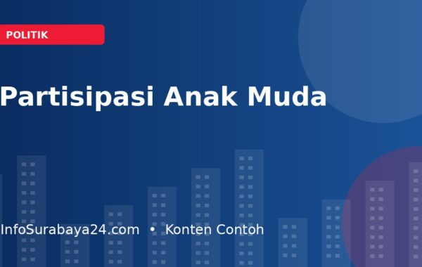 Partisipasi Anak Muda Dinilai Penting dalam Menjaga Kualitas Demokrasi