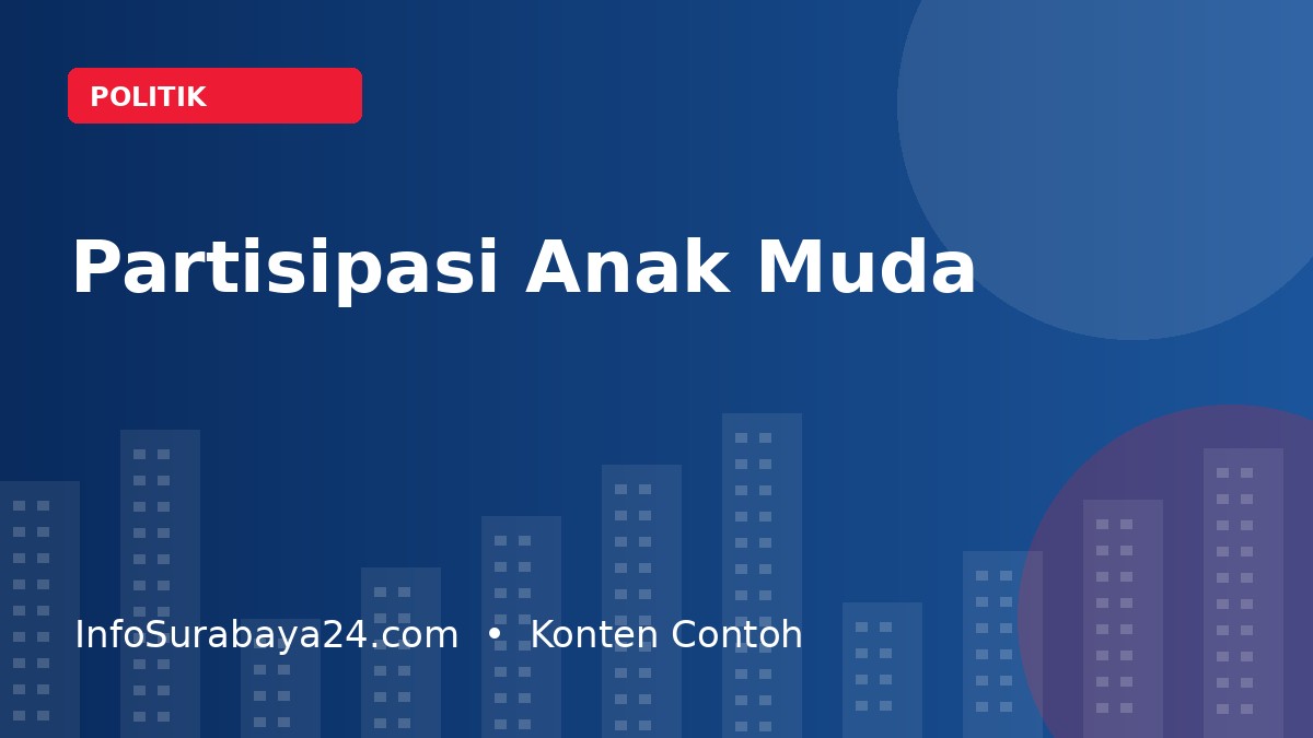 Partisipasi Anak Muda Dinilai Penting dalam Menjaga Kualitas Demokrasi