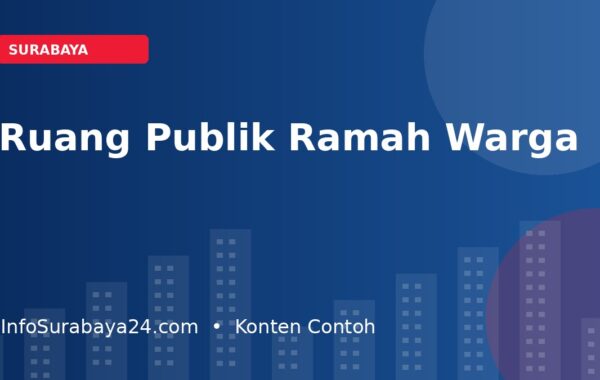 Warga Surabaya Sambut Penataan Ruang Publik yang Lebih Ramah Pejalan Kaki
